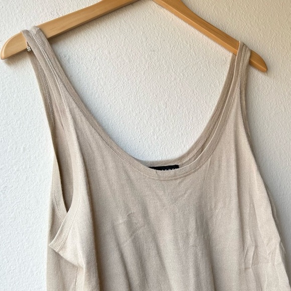 Ralph Lauren Black Label Cashmere Silk Cardigan Tank Set Cream Sz L/XL - Picture 10 of 16